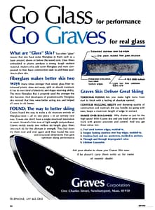 Skiing Magazine October 1968 Ad Graves Skis as