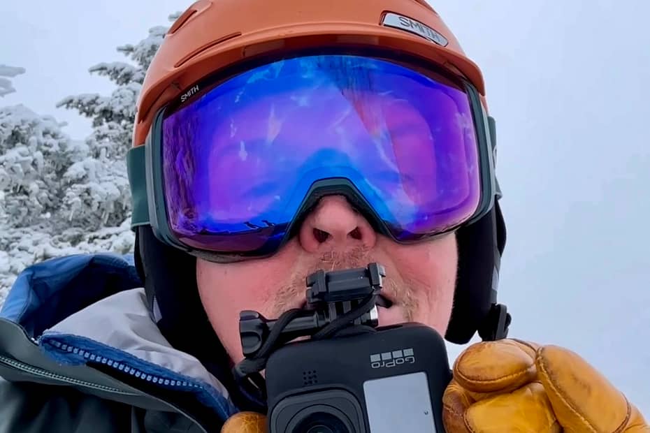 Skiing How to GoPro Yourself - Bite Mount
