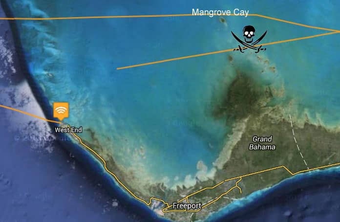 Mangrove Cay Pirate Chase area